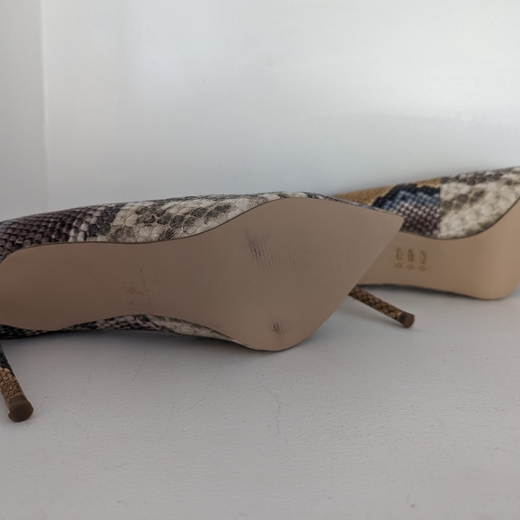 Steve madden womens vala snake print stiletto heels size 6.5 RRP £90 - Picture 4 of 4